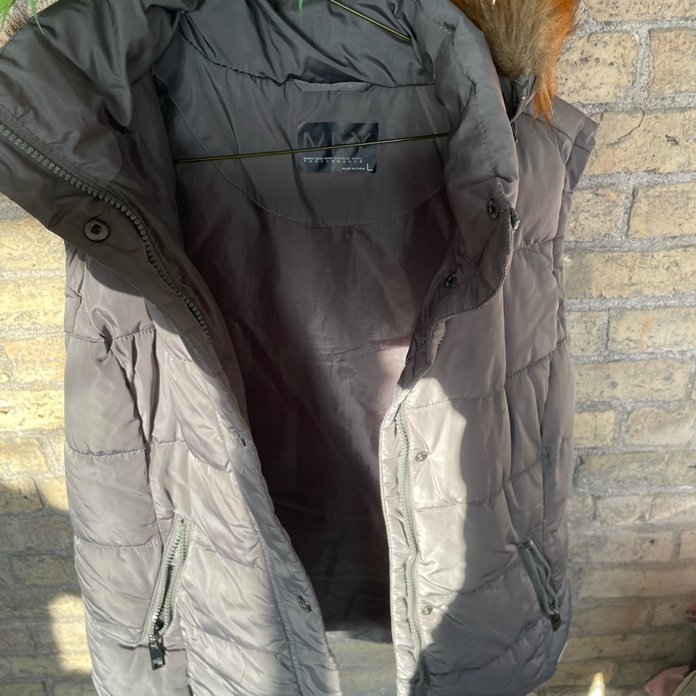 Gray Puffer vest